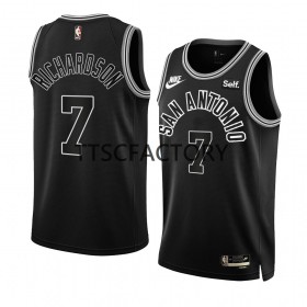 Dres San Antonio Spurs Josh Richardson 7 Nike 2022-23 Classic Edition Crno Swingman - Muške